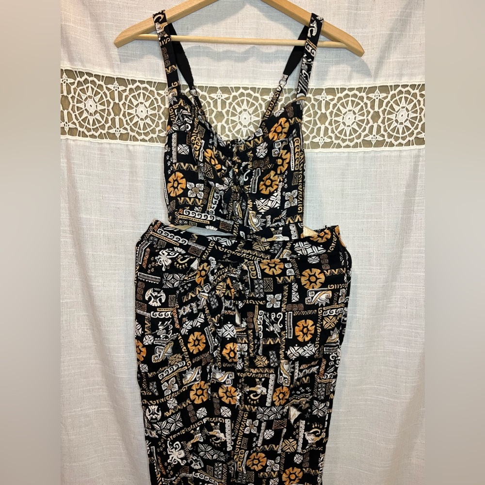 Disney Moana Retro Girls Crop Top & Skirt Plus size